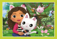 Clementoni Supercolor Gabi babaháza 4 az 1-ben puzzle