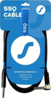 SSQ SS-1439 6.3mm Mono Jack Apa - 6.3mm Mono Jack Apa Kábel (1m) - Fekete