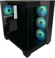 LC-Power Gaming 809B Dark Storm_X Számítógépház - Fekete