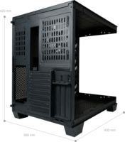 LC-Power Gaming 809B Dark Storm_X Számítógépház - Fekete