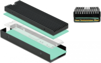 Delock 18353 M.2 SSD Hűtőborda - Fekete