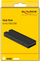 Delock 18353 M.2 SSD Hűtőborda - Fekete