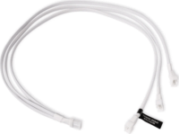 Alphacool 18727 Ventilátor Y-Kábel elosztó 3x 4-Pin PWM 60cm - Fehér