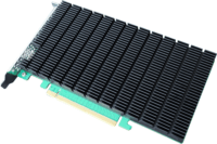 HighPoint SSD7104 4x belső M.2 NVMe port bővítő PCIe kártya