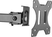 Maclean MC-984 17"-32" Monitor oszlopos asztali kar - Fekete