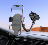 HOCO H20 Mighty 4.7"-7.0" Mobiltelefon autós tartó - Fekete