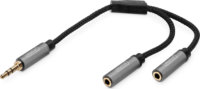 Digitus 510310 3.5mm Jack apa - 2x 3.5mm Jack anya Adapter