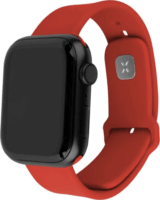 Fixed Sporty Apple Watch S1/2/3/4/5/6/7/8/SE Szilikon Okosóra szíj 42/44/45 mm - Piros