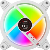 Savio ARGB White Ventillátor 120x120mm (4db/csomag)