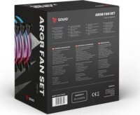 Savio ARGB White Ventillátor 120x120mm (4db/csomag)