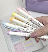 Zebra Mildliner Highlighter Gentle 1.4/4mm Szövegkiemelő készlet - Vegyes színek (5 db / csomag)