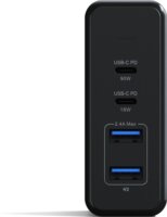 Satechi Travel 2x USB-A / 2x USB-C Hálózati töltő - Fekete (90W)