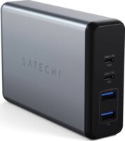 Satechi Travel 2x USB-A / 2x USB-C Hálózati töltő - Fekete (90W)