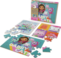 Spin Master Gabi babaháza puzzle - 3 x 24 darabos
