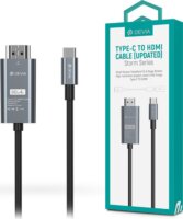 Devia Storm Series ST399145 USB-C - HDMI Kábel 2m - Fekete
