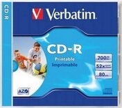 Verbatim 80' 52x nyomtatható CD-R lemez