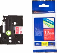 Brother TZE-435 P-touch Feliratozógép szalag 12mm / 8m - Piros alapon fehér