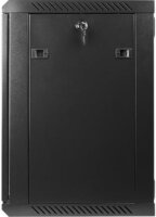 Lanberg 19" fali rack szekrény 12U 600x450mm - fekete
