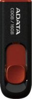 A-data 16GB C008 USB 2.0 pendrive - Fekete/piros