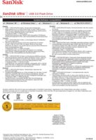 SanDisk 256GB Cruzer® Ultra® USB 3.0 Pendrive - Fekete