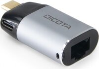 Dicota D32048 USB-C apa - RJ45(Ethernet)/USB-C anya Adapter