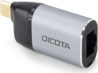 Dicota D32048 USB-C apa - RJ45(Ethernet)/USB-C anya Adapter
