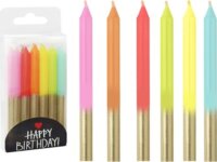 Születésnapos gyertyacsomag - 6 darabos
