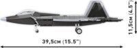 Cobi Blocks Armed Forces Lockheed F-22 Raptor repülő 695 darabos építőjáték