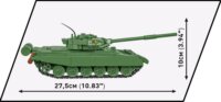 Cobi Blocks Armed Forces T-72 Tank 680 darabos építőkészlet