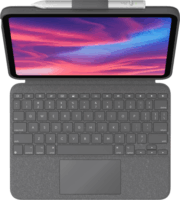 Logitech Combo Touch Apple iPad 10.9" Billentyűzetes Tok - Oxfordi Szürke (Német)