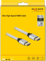 Delock 85368 HDMI 8K 60 Hz Kábel 3m - Ezüst