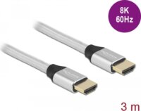 Delock 85368 HDMI 8K 60 Hz Kábel 3m - Ezüst