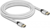 Delock 85368 HDMI 8K 60 Hz Kábel 3m - Ezüst