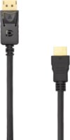 SBOX DP-HDMI-2/R Displayport - HDMI Kábel 2m - Fekete
