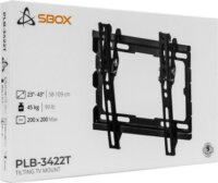 SBOX PLB-3422T-2 23" - 43" LCD TV fali tartó - Fekete