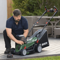 Bosch UniversalRotak 18V-37-550 Akkumulátoros Fűnyíró + 2x 4Ah + Töltő