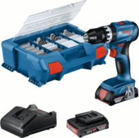 Bosch GSB 18V-45 Professional 18V Akkumulátoros fúró-csavarozó + 2x 2Ah + Töltő