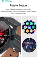 Devia Smart Watch Pro5 Okosóra - Fekete