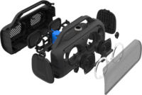 JVC XS-E843 Hordozható bluetooth hangszóró - Fekete