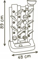 Smoby 6 az 1-ben foglalkoztató játszófal kerti játszóeszköz