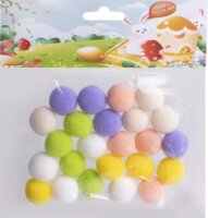 QX Toys Húsvéti Dekorációs textiltojás - 24 darabos