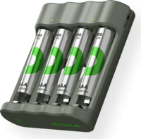 GP ReCyko B441 USB Modell AA/AAA NiMH Akkumulátor töltő + 4db elem (4x AAA - 850mAh)