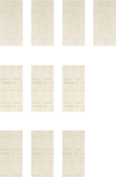 Bosch Expert M480 K80 / 120 / 180 Csiszolólap készlet - 93x186mm (10 db / csomag)