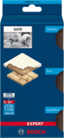 Bosch Expert S470 Kombi Csiszolószivacs készlet (Medium / Fine / Superfine) - 97x69x26mm