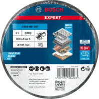 Bosch Expert N880 UltraFine S Filckorong - 125mm (5 db / csomag)