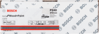 Bosch Best for Wood and Paint C470 K240 Csiszolólap - 93x186mm (50 db / csomag)