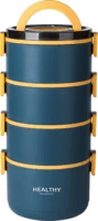 TOO KT-114-BL Műanyag ételhordó 0,7L (4db) - Kék