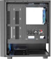 Modecom AT-BREEZE-MG-ARGB Számítógépház - Fekete
