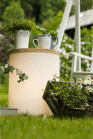 8 Seasons Design Shining Drum Napelemes LED Dekor lámpa