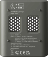GP ReCyko M452 USB Modell AA/AAA NiMH Akkumulátor töltő + 4db elem (4xAA - 2600mAh)